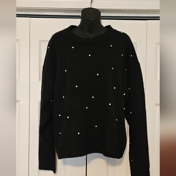 NWT H&M Rhinestone Sweater - Picture 1 of 6